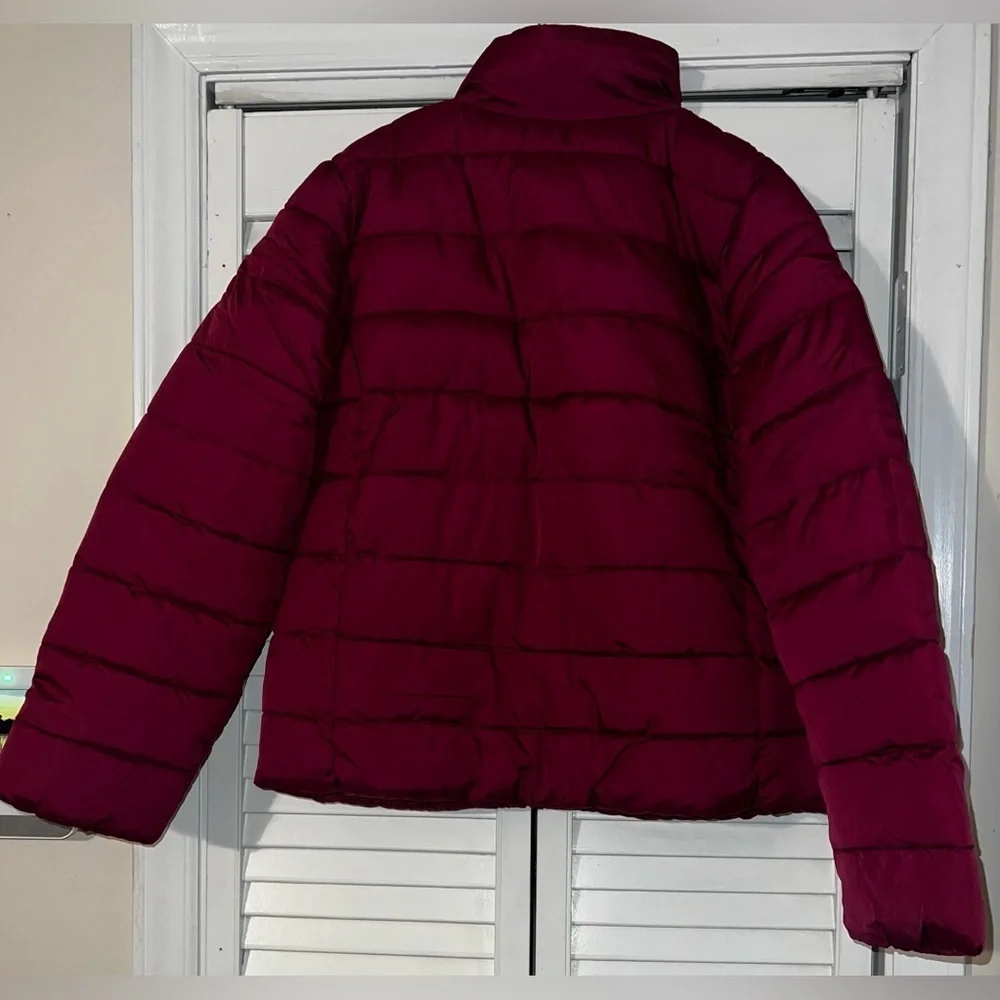 NWT The Children’s Place Burgundy Puffer Jacket
